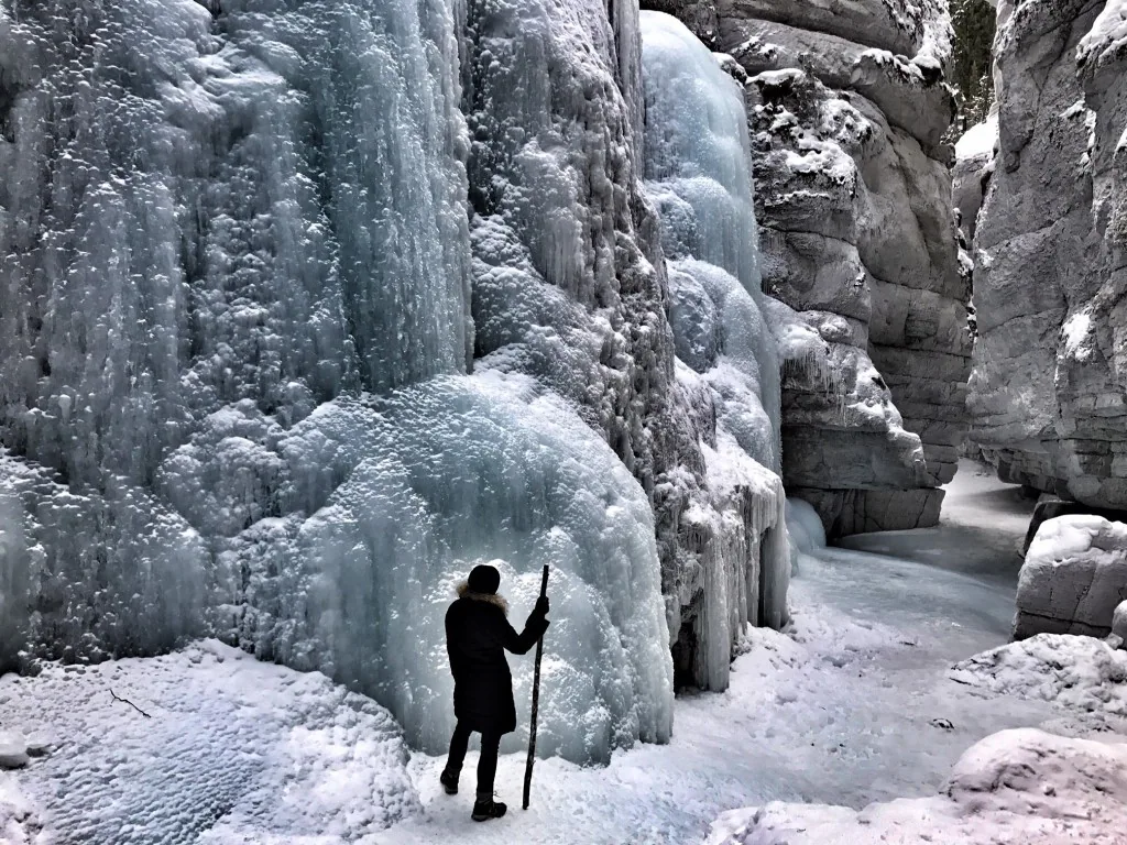 Icefields Parkway im Winter