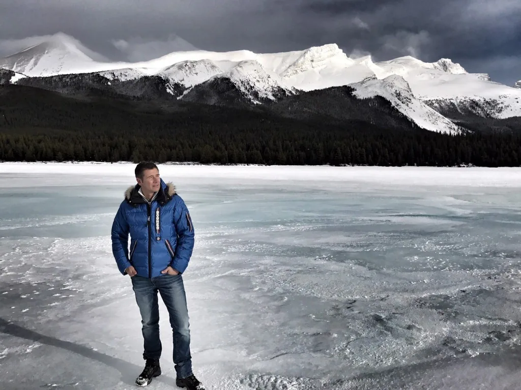 Icefields Parkway im Winter