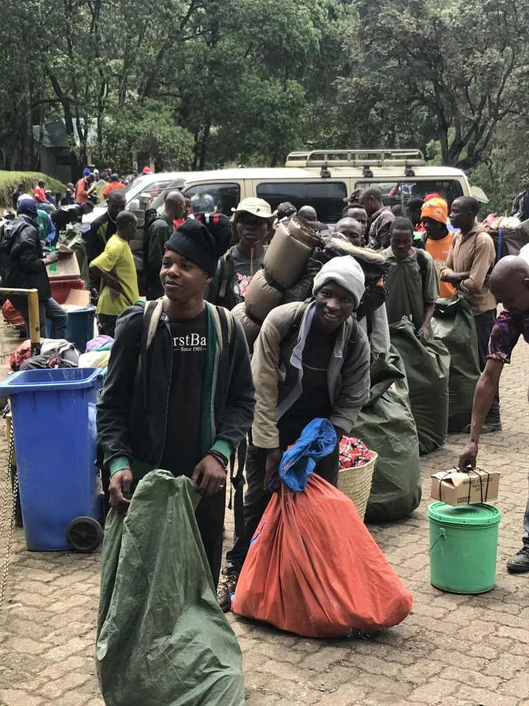 Besteigung des Kilimandscharo, Machame Route Teil 1