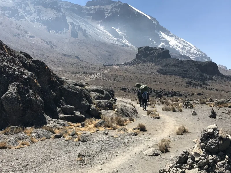 Besteigung des Kilimandscharo, Machame Route Teil 1